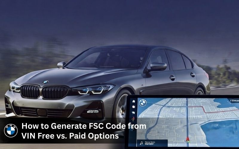How to Generate FSC Code from VIN – Complete Method for BMW Navigation Updates