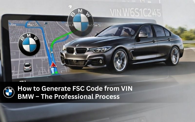 How to Generate FSC Code from VIN – Complete Method for BMW Navigation Updates