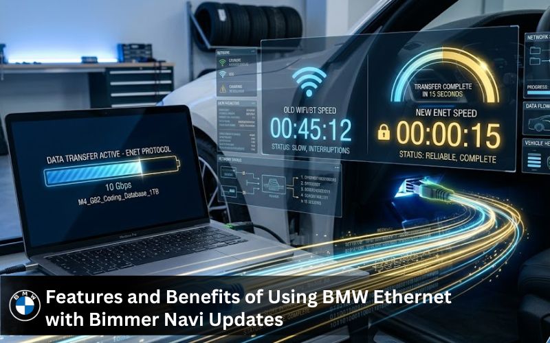 BMW Ethernet Cable – ENET for Coding Adapter and OBD2 Updates